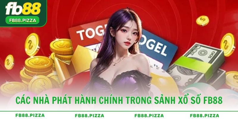 Các nhà phát hành chính trong sảnh Xổ Số FB88