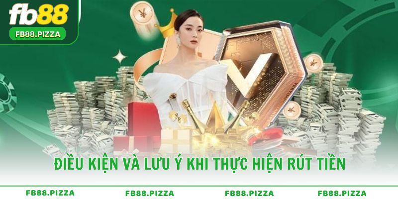 Điều kiện và lưu ý khi thực hiện rút tiền