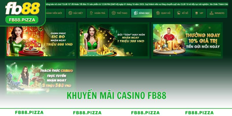 Khuyến mãi casino – Sảnh chơi đỉnh cao, thưởng cực khủng