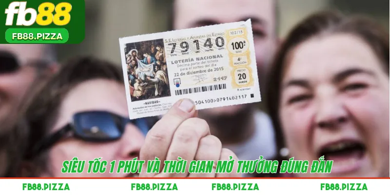 Siêu Tốc 1 phút và thời gian mở thưởng đúng đắn 