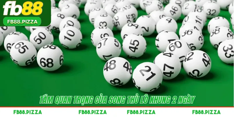 Tầm quan trọng của song thủ lô khung 2 ngày